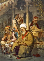 Scéna v kavárně, 1865